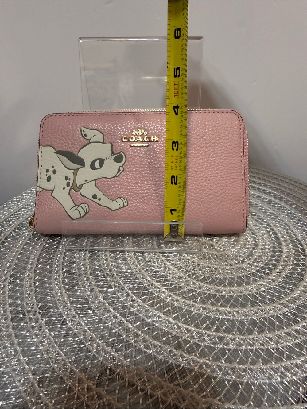 Coach x Disney Dalmatians Medium Zip Around Wallet NWT - Picture 5 of 11